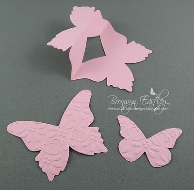 Объёмная открытка - бабочка