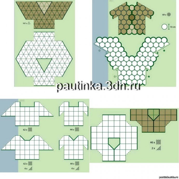 Схемы сборки для вязания