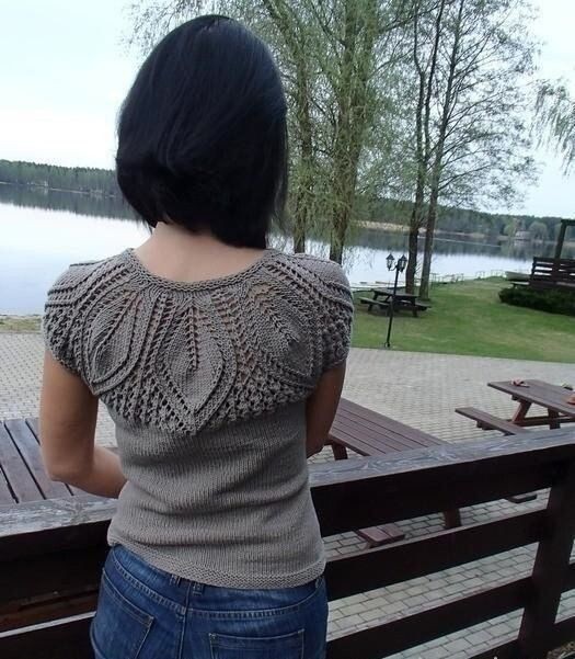 Шикарный реглан со схемой вязания