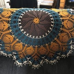 ​Сложные салфетки крючком