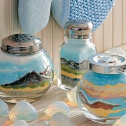 Создание картин в бутылках с цветным песком