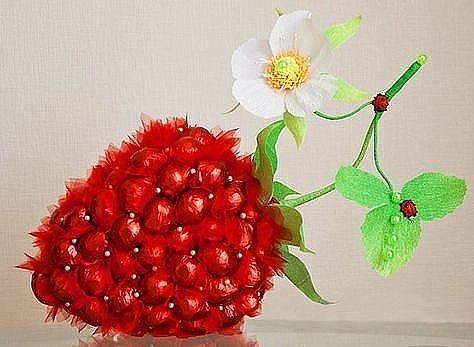 ​Вкусная имитация фруктов и ягод из конфет: идеи для творчества