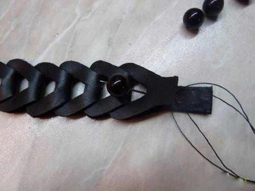 Браслет из экокожи своими руками