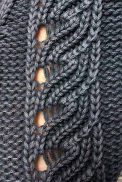 Чудесный узор в виде ажурной дорожки