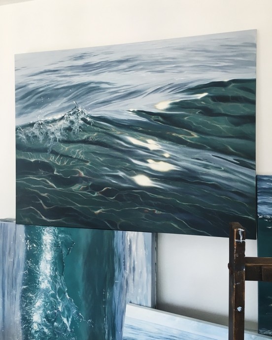 Художник Irina Cumberland: прохладное прикосновение воды в летнюю жару