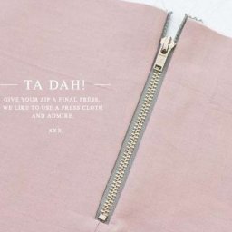 ​Как правильно вшить металлическую молнию