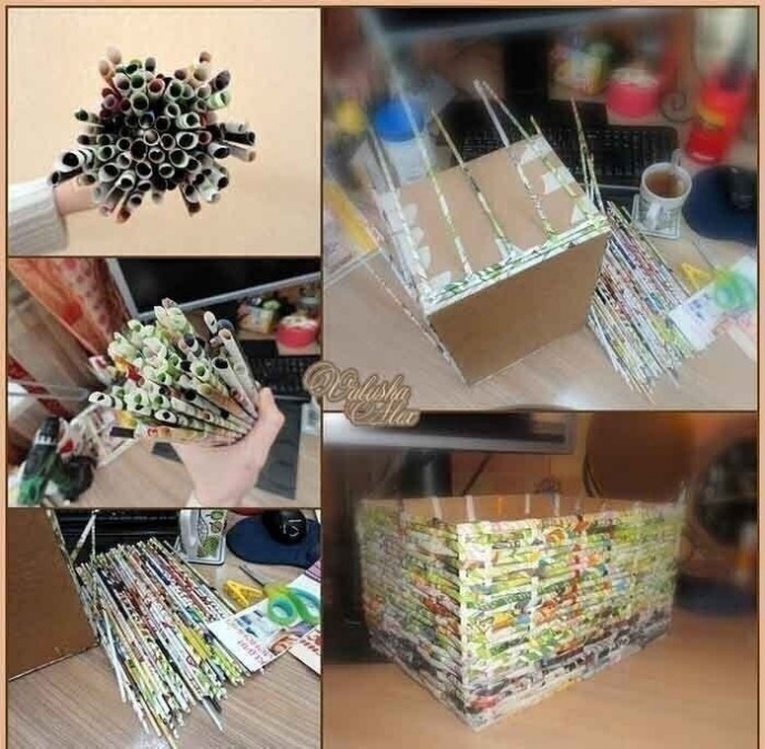 Коробки-плетёнки