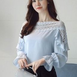 Блузы с воланами