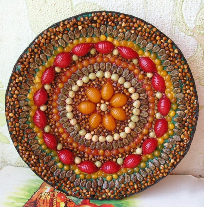 Картины из макарон: креативные идеи Картины из макарон: креативные идеи