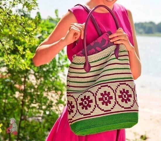 Вяжем сумку-торбу