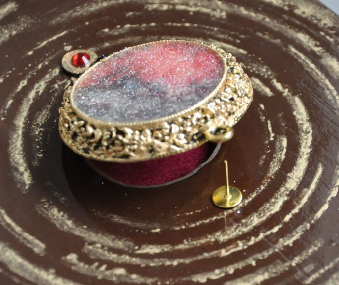 Декорирование шкатулки в стиле китч