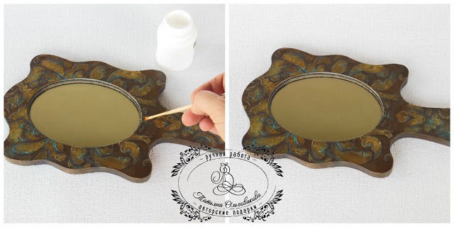 Зеркало "Винтажный букет"