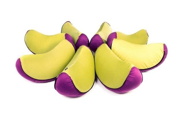 Необычный пуф в форме мандарина