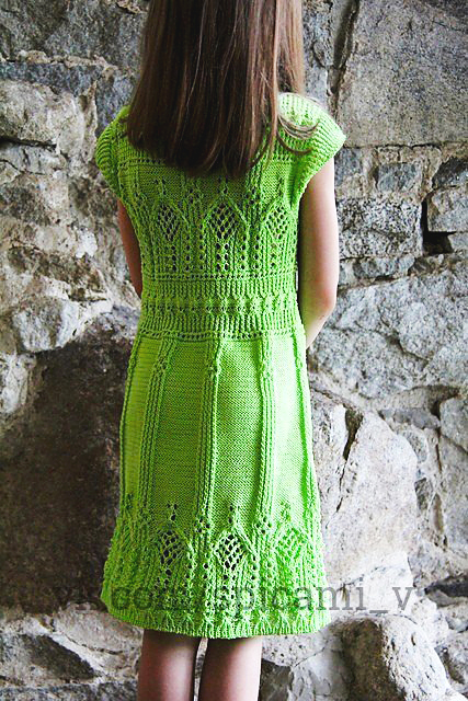 Один узор для потрясающей красоты пуловера или платья