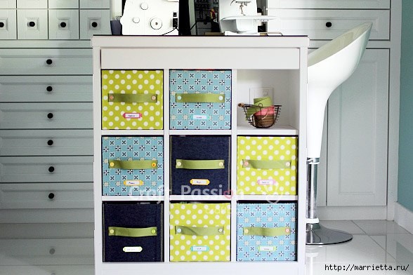 ​Удобный комод из картонных коробок