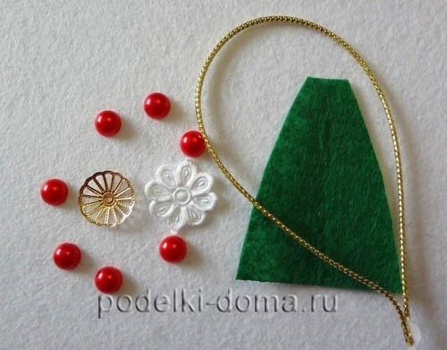 Ёлочка канзаши