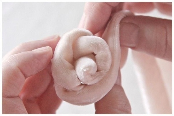 Бархатная розочка