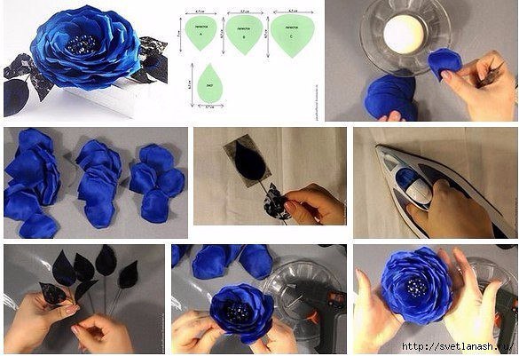 Красивые цветы своими руками