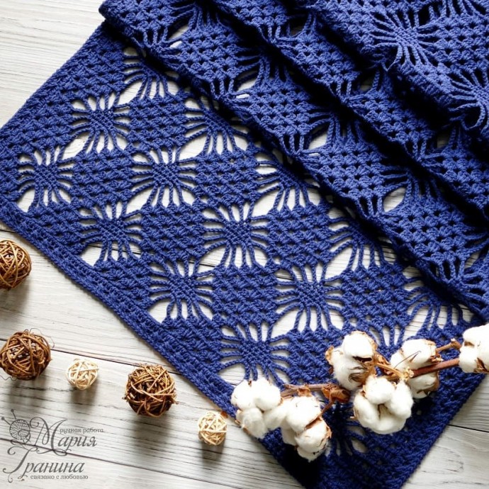 Геометричный ажурный узор