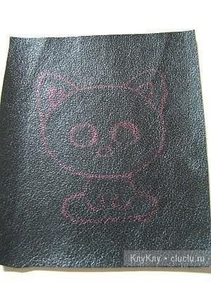 Брошь-котик из бисера Брошь-котик из бисера