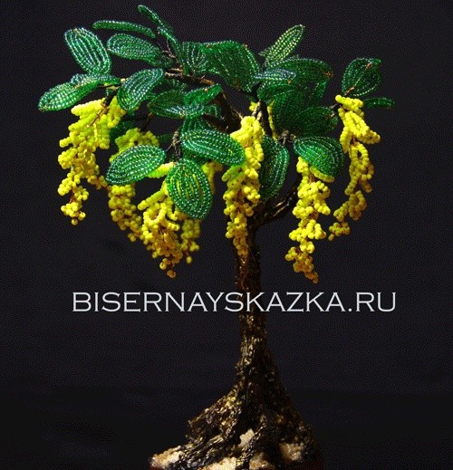 Бобовник из бисера