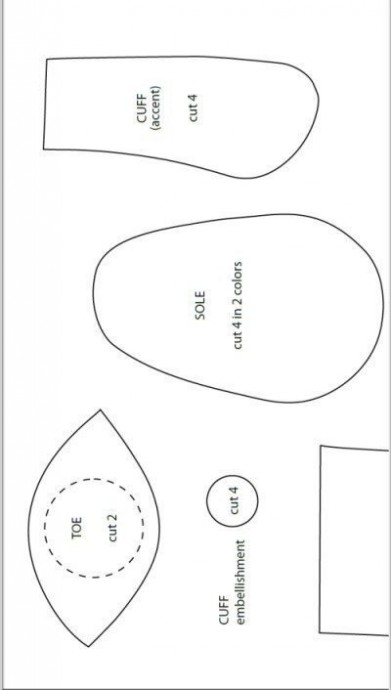 Пинетки для малыша своими руками