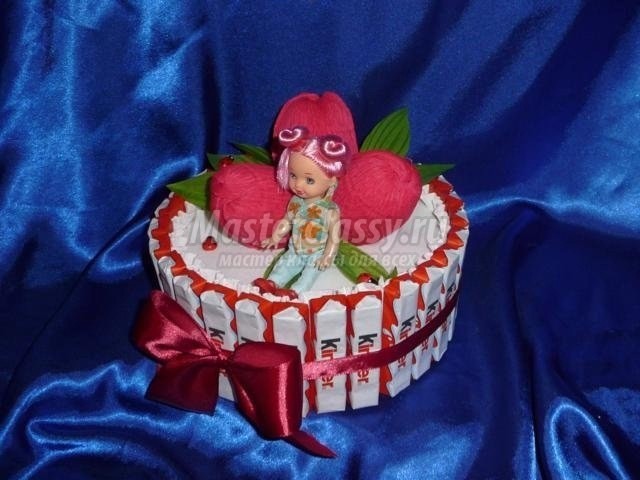 Торт из конфет