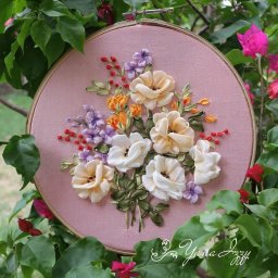 Шикарные цветы вышитые летами: идеи для вдохновения