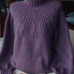 Схема узора круглой кокетки