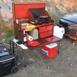 Самодельная походная плита для автопутешествий