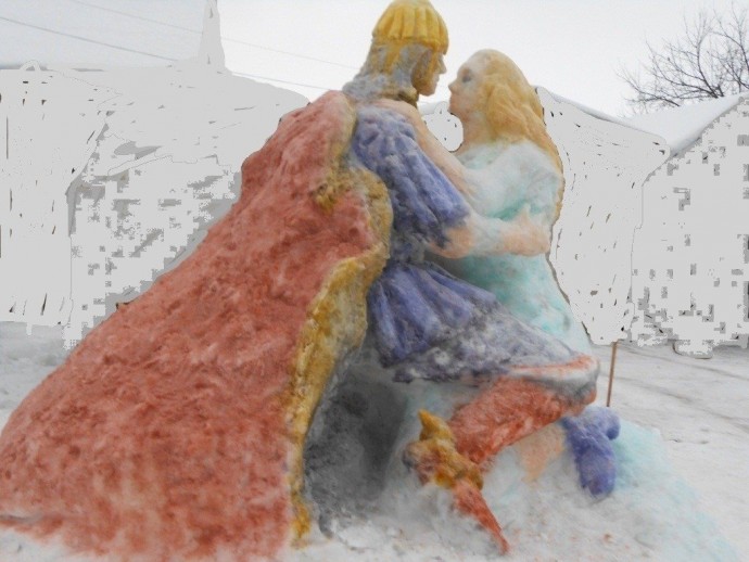 ​Ледяные скульптуры или чем занять себя зимой