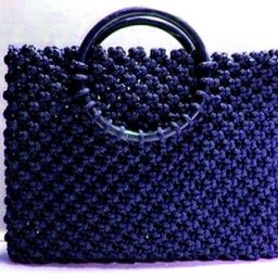 Сумка в технике макраме