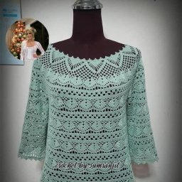 Узоры для очень красивой кофточки крючком