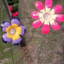 Цветы из пластиковых бутылок