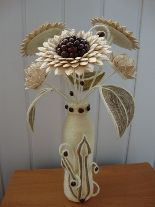 Идеи поделок из тыквенных семечек для украшения кухни Идеи поделок из тыквенных семечек для украшения кухни