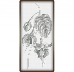 Изумительные цветы в черно-белой гамме