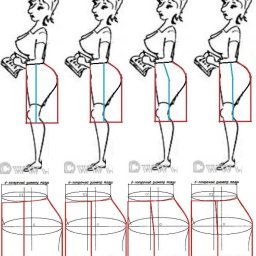 О расположении бокового шва, распределении раствора боковой вытачки