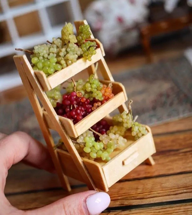 Миниатюрные овощи и фрукты