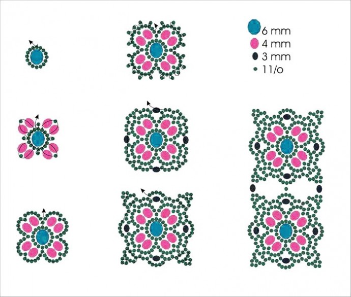 ​Браслет с медальонами