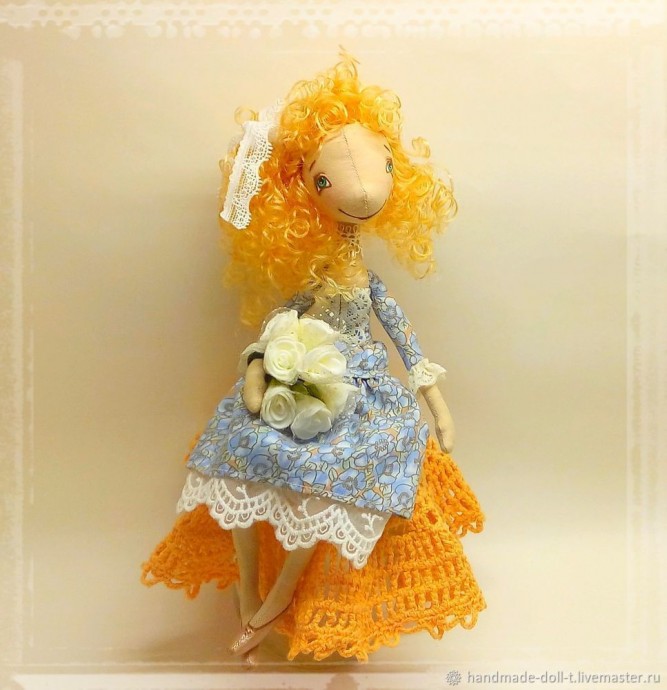 Тонкости создания текстильной куклы на каркасе