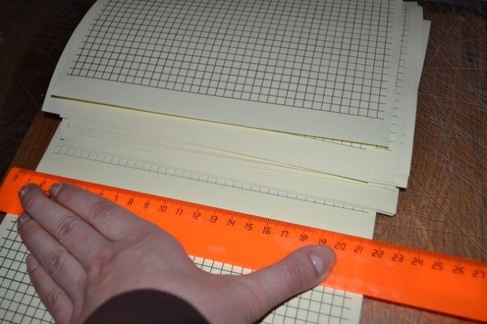 Блокнот в красивой бумажной обложке