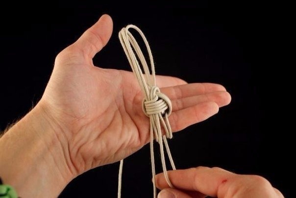 Плетение декоративного узла