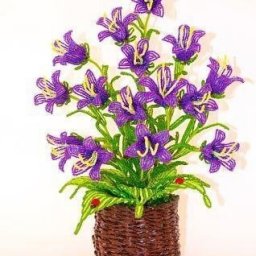 Колокольчики из бисера