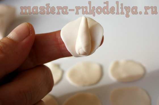 Розочка из полимерной глины