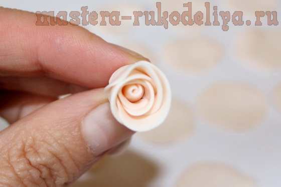 Розочка из полимерной глины