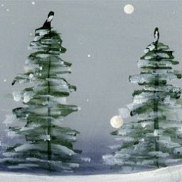 Учимся рисовать ёлки