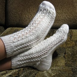 Ажурные носки + схемы