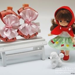 Бантики из лент для зажимов