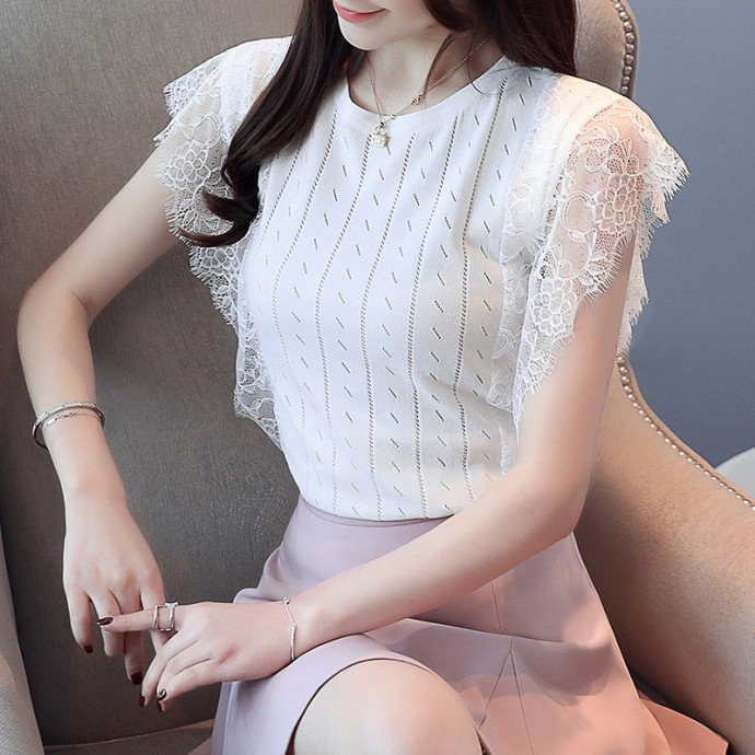 Блузы с кружевными рукавчиками: идеи для красоты образа