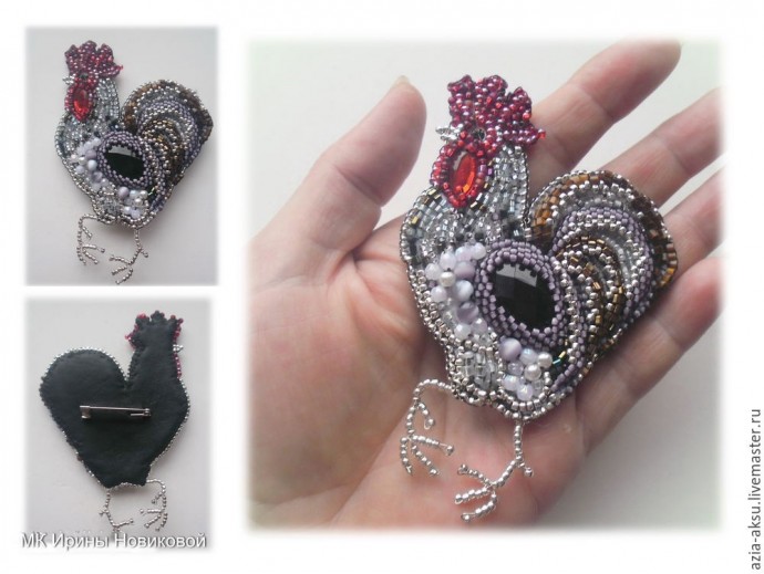 ​Брошь "Петушок"